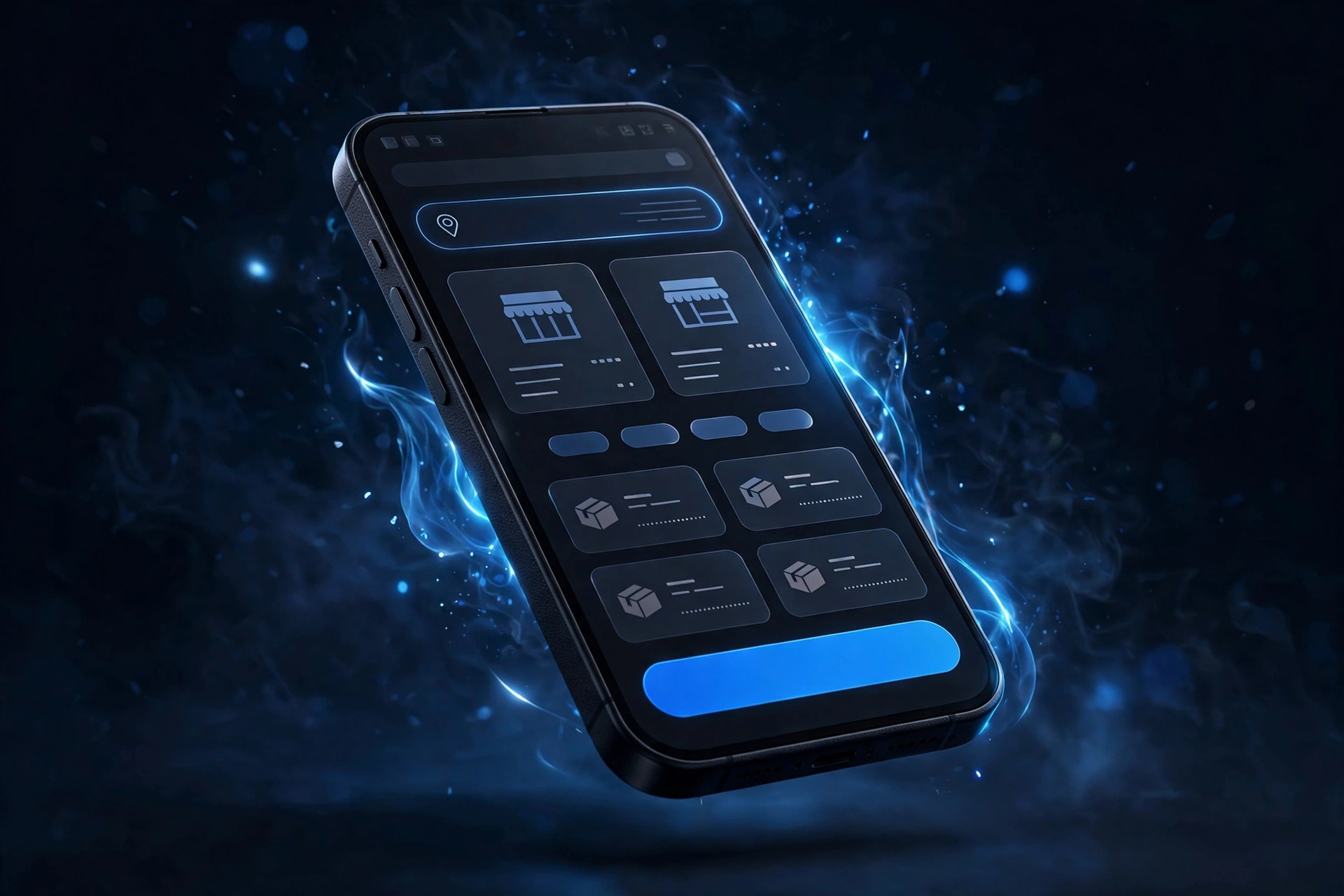 LezzFlow Customer Mobile App Interface